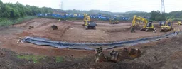 Excavators stripping soil in Mountsorrel